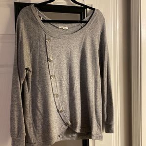Maurices grey blouse. Size M.